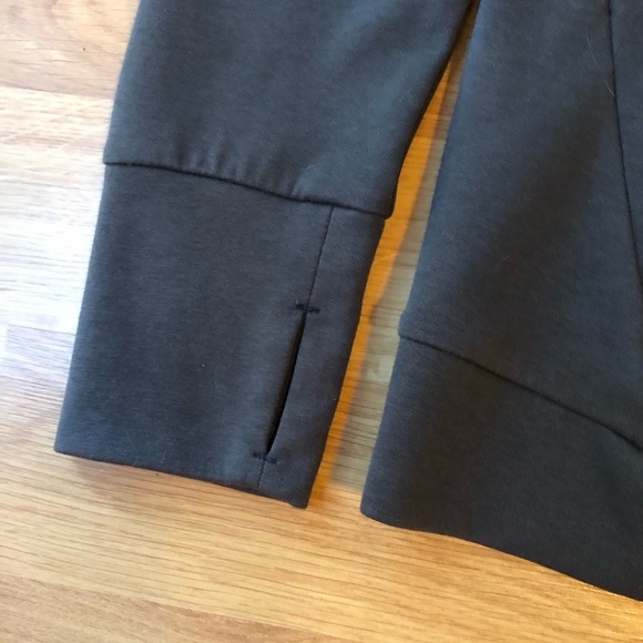 Backcountry brand tricot hoodie in gun metal grey/carbon color. - Picture 6 of 12